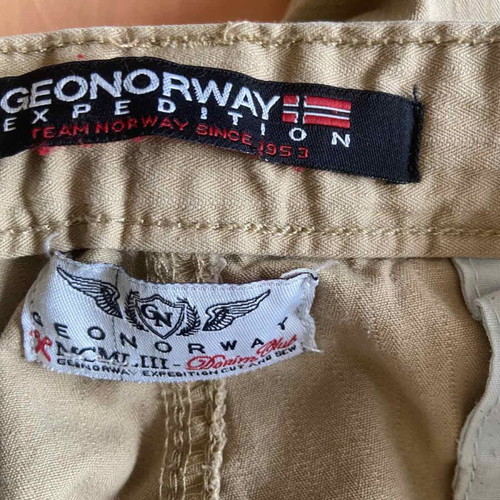 Bermuda shorts large Geonorway beige like new