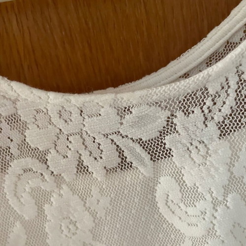 Hollister white lace mini dress like new, size M (fits S)