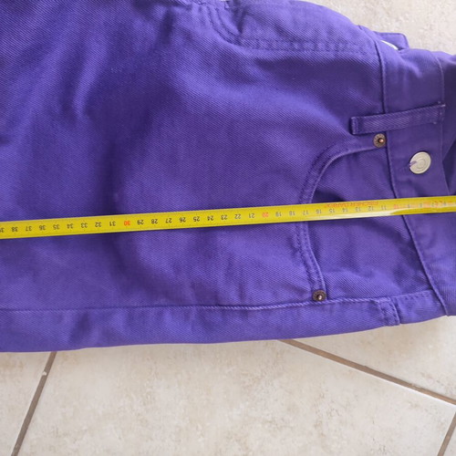 Salt & Pepper denim shorts, purple, size S