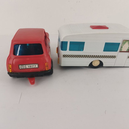 Toy car used Greek vintage 1977 celluloid