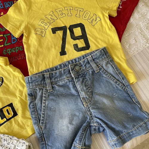 Summer clothing set for 1-year-old boy used