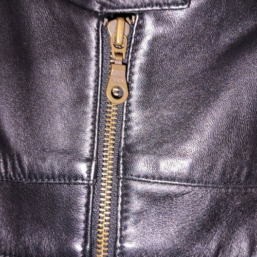 Leather jacket black, size small, like new
