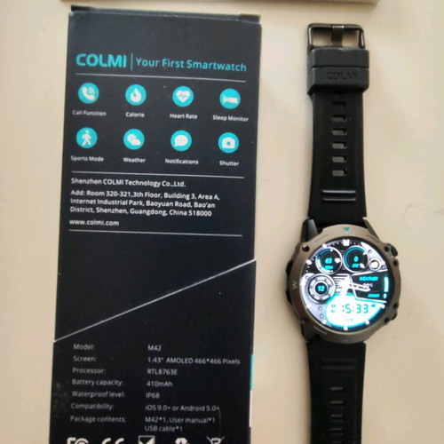 Colmi M42 Super AMOLED Smart Watch like new Unisex