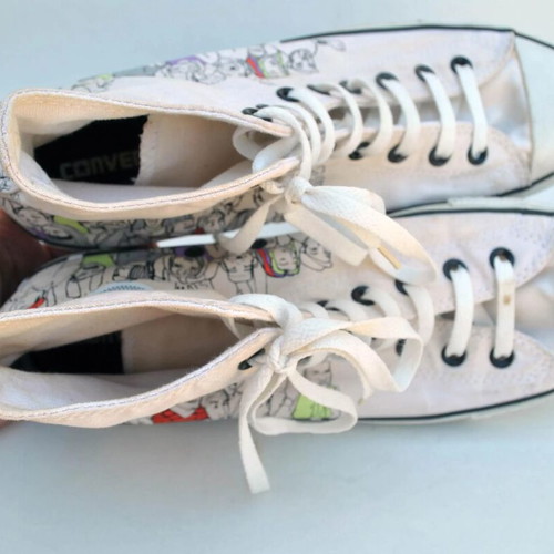 Converse All Star Chuck Taylor Graffiti Long Neck sneakers like new, size 46