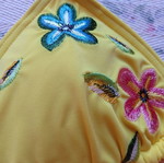 Bikini new, size 2, yellow multicolor
