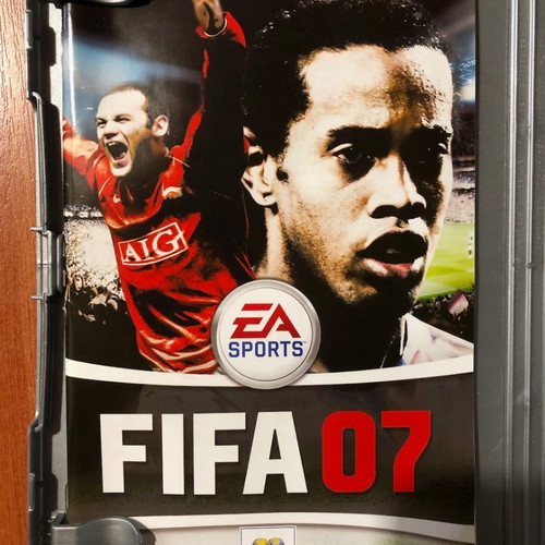FIFA 07 Platinum Edition PS2 game used with manuals and leaflets