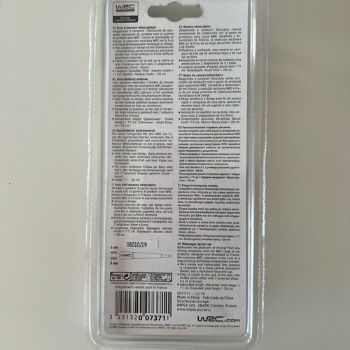 Car antenna telescopic rod new in original packaging