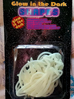 Vintage Φωσφοριζέ Πεφταστέρια & Πλανήτες Glow in the Dark σετ NOS
