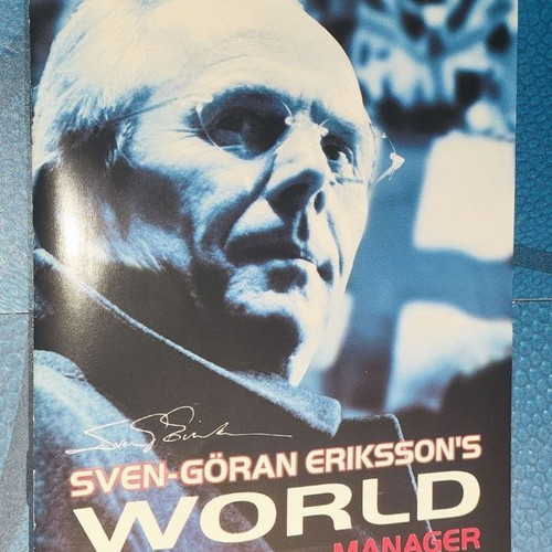 Sven Goran Eriksson's World Manager PC CD ROM like new