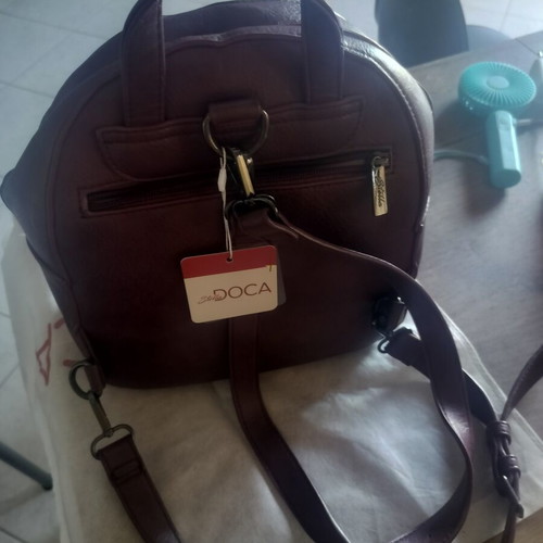Doca Backpage backpack, burgundy