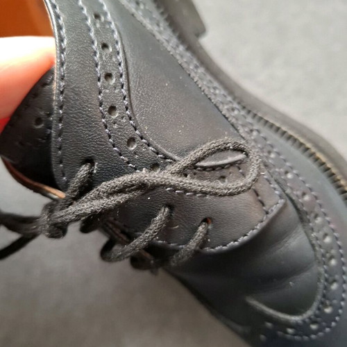 Leather boys' shoes size 30 like new, black