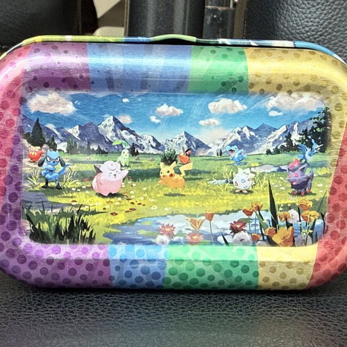 Lucario Pokemon tin, empty