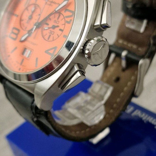 TechnoMarine US Navy Orange Chrono Big Date wristwatch used