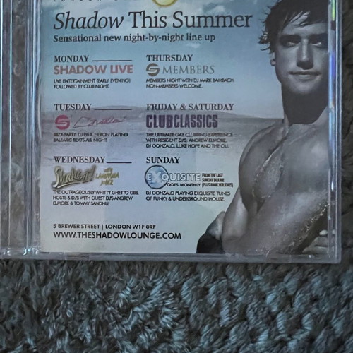 The Shadow Lounge Club Soho Compilation excellent condition