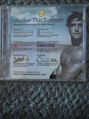 The Shadow Lounge Club Soho Compilation excellent condition