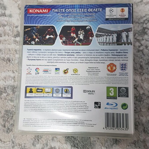 PES 2012 PlayStation 3 used in good condition