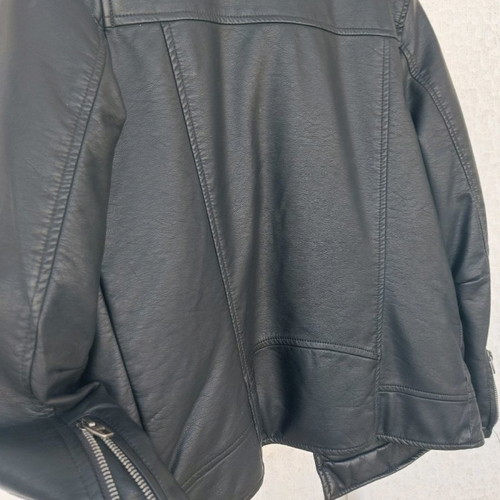 Jacket black Zara faux leather new, 140cm 9-10 years boys