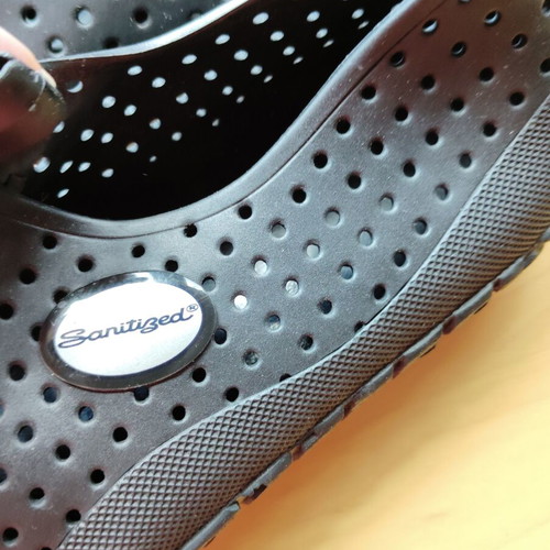 Children's black rubber shoes size 36 new beach shoes