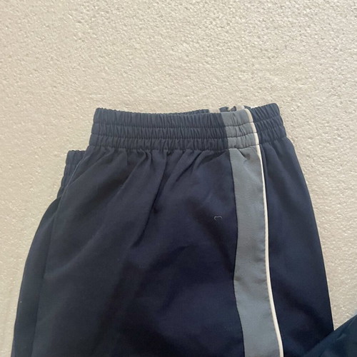 Adidas Vintage Windbreaker Track Pants like new, navy blue and black