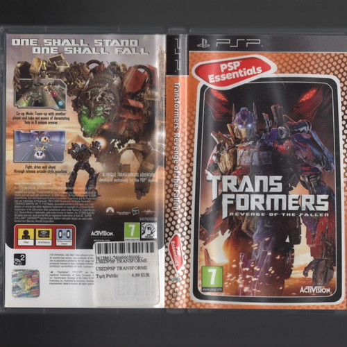 PSP Transformers: Revenge of The Fallen μεταχειρισμένο adventure game