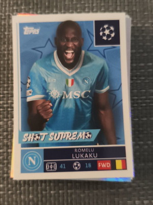 Topps Champions League 2025/2026 No435 Napoli shot supreme like new