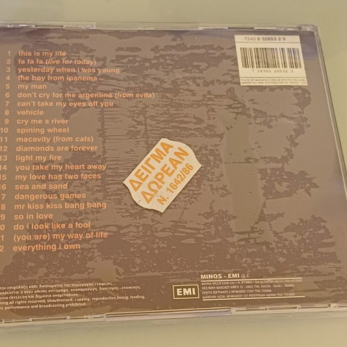 Shirley Bassey More Greatest Hits CD new