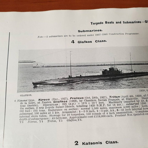 1939, Jane's Fighting Ships used book on World War II naval fleets