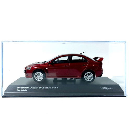 Mitsubishi Lancer Evolution X GSR 1:43 Diecast Model Red Metallic