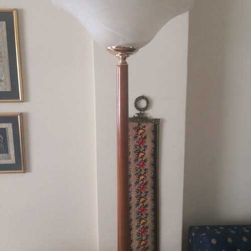 Floor lamp like new, 1.85 m height with dimmer switch