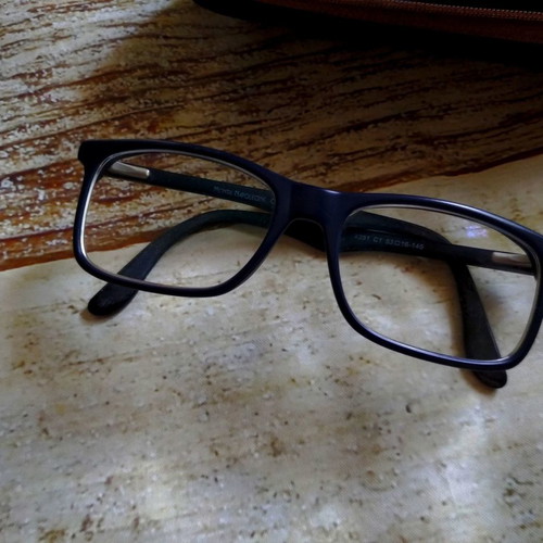 Monte Napoleone prescription glasses used, blue, men's, with free CD