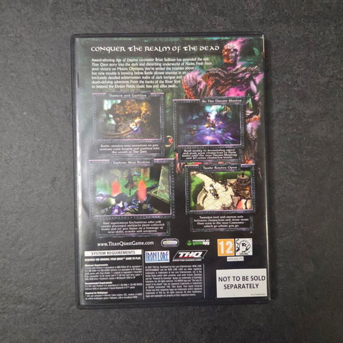 Titan Quest & Titan Quest Immortal Throne package used, PC game