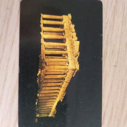 Parthenon phone card used