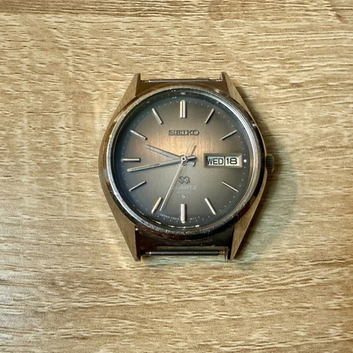 Seiko Vintage 0903-8109 watch used, needs repair, brown
