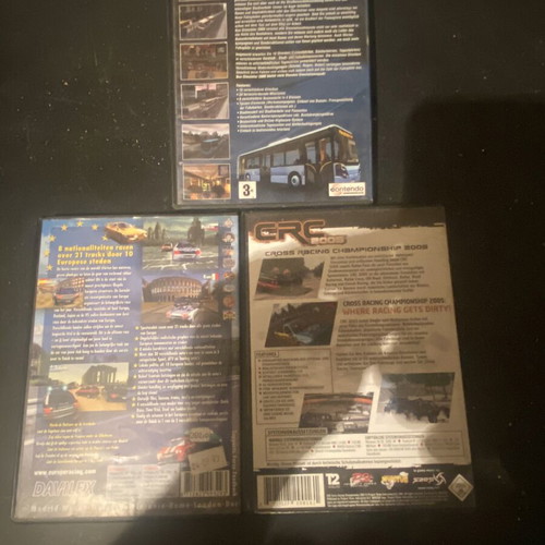Car games for PC, like new, set of 3