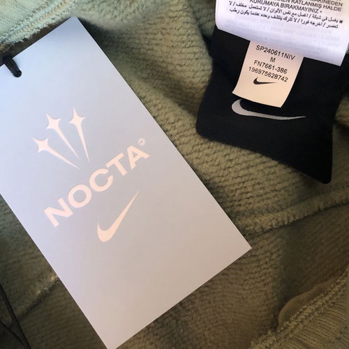 Nike x NOCTA Fleece CS Sweatpant new, green, model FN7661-386