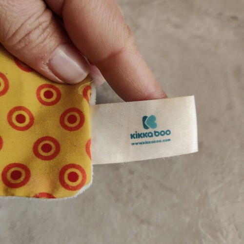 Kikka Boo comfort cloth rattle new, soft, washable