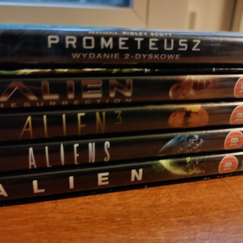 Alien Anthology Blu-Ray with Prometheus 3D, English and Greek subtitles