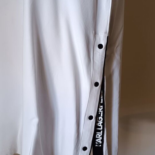 Karl Lagerfeld dress size 44 white like new with side slits