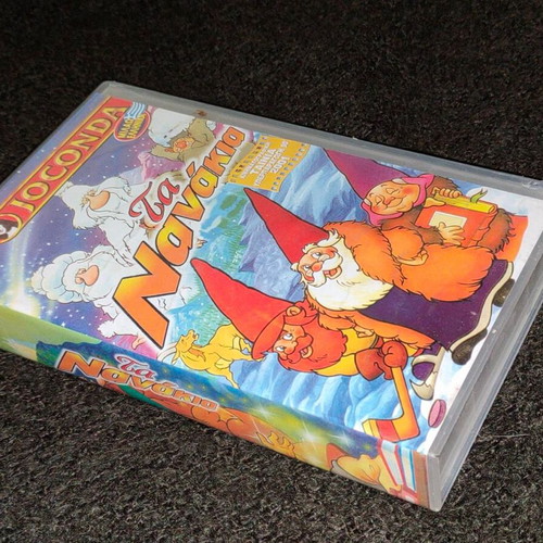 VHS Ta Nanakia Joconda animated movie like new, dubbed in Greek