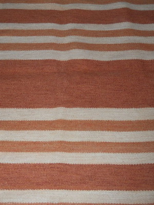 Woolen Dhurry woven rug used 2.20 x 1.60 m from India