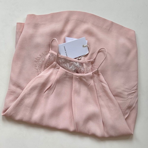 Samsoe Samsoe new lace top pastel pink, size M