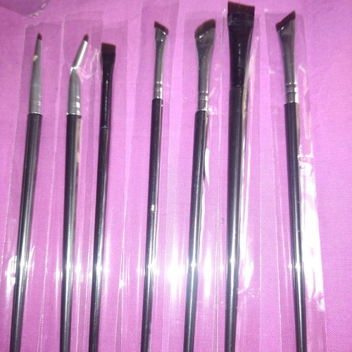 Makeup brushes for cut crease new, set of 7 pieces