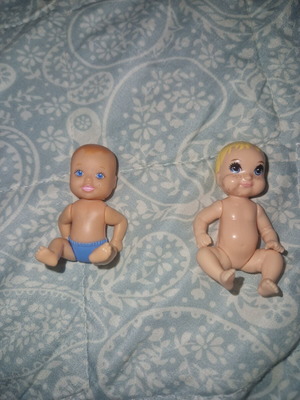 Barbie baby dolls, vintage style