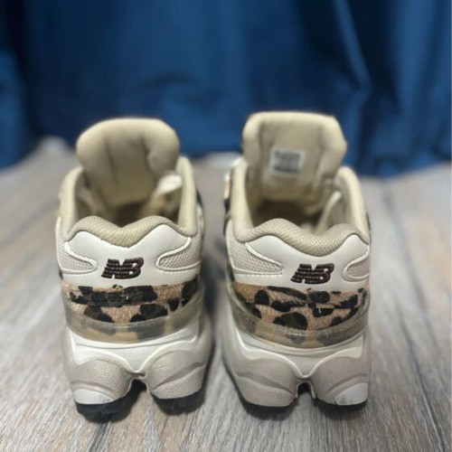 New Balance women's shoes with leopard print design