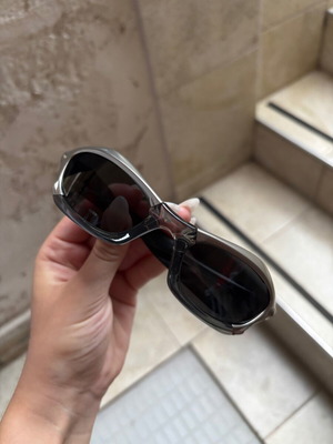 Oakley Splice sunglasses, silver and black