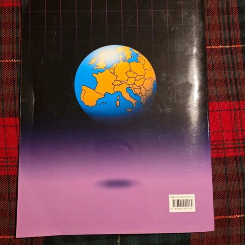 Modern geographic atlas of Europe used, very good condition