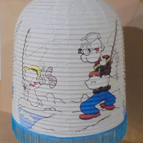 Popeye The Sailor old promotional paper lamp shade new