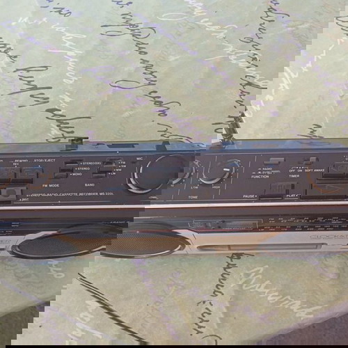 Φορητό ραδιοκασετόφωνο Sanyo MS320L μεταχειρισμένο, vintage