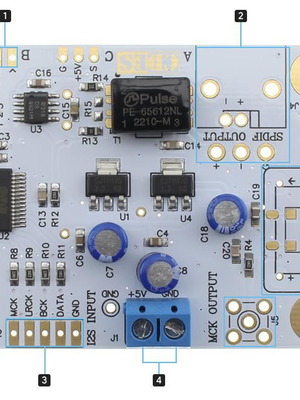 Audiophonics I2S to SPDIF WM8805 Digital Audio Interface
