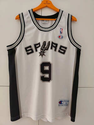 San Antonio Spurs NBA jersey Tony Parker used, size Large